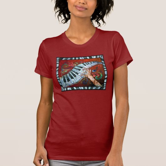T-shirt La chemise des femmes de piano (Devant)
