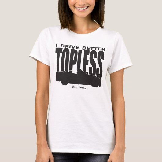 T-shirt La chemise des femmes de "torse nu" de St (Devant)