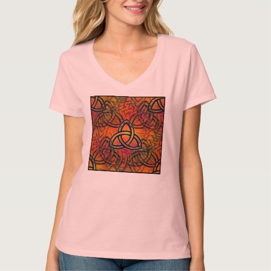 T-shirt La chemise des femmes de "trinité" a conçu par (Devant)