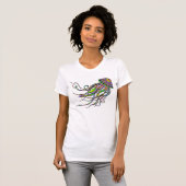 T-shirt La chemise des femmes électriques de méduses (Devant entier)