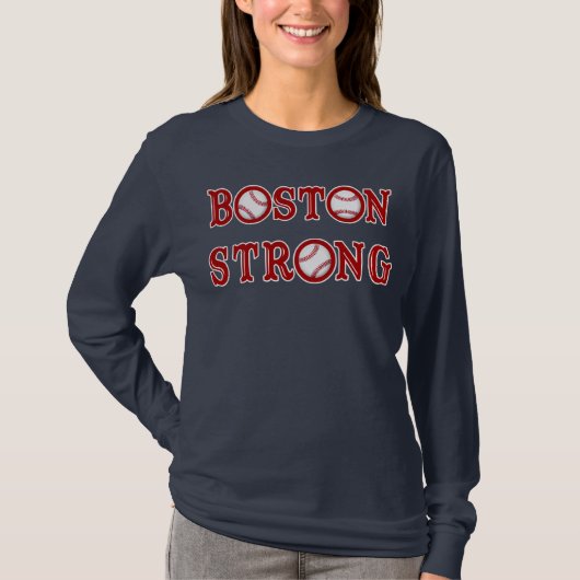 T-shirt La chemise des femmes fortes de Boston de longue (Devant)