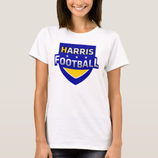 T-shirt La chemise des femmes standard de logo du football
