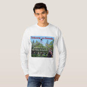 T-shirt La chemise des longs hommes de douille d'Annwfn (Devant entier)