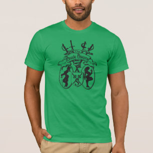 T-shirt La chemise d'hommes verts de soeurs de Steele