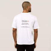 T-shirt La chemise fonctionnante des hommes (Dos entier)