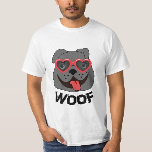 T-shirt La chemise funeste de Bulldog pour hommes (Devant)