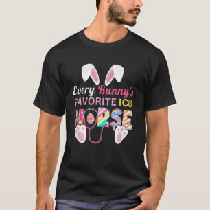 T-shirt La chemise infirmière préférée de chaque lapin de