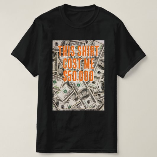 T-shirt La Chemise La Plus Chère (Design devant)