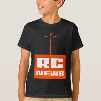 T-shirt La chemise noire de l'enfant de RC Newb (logo