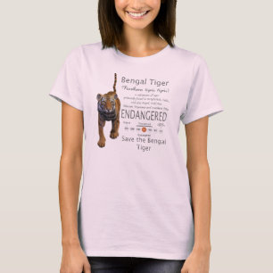 T-shirt La chemise organique de Bengale des femmes mises