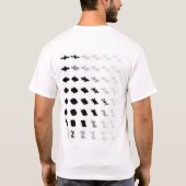 T-shirt La chemise réglée de Julia (Dos)