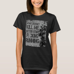 T-shirt La chemise vétéran Ce qui ne me tue pas Mieux Comm