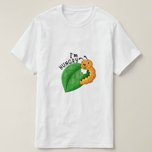 T-shirt la chenille affamée Célébrez la croissance Cadeau (Design devant)