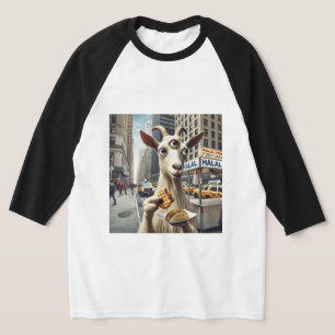 T-shirt La chèvre à trois yeux mange halal à New York