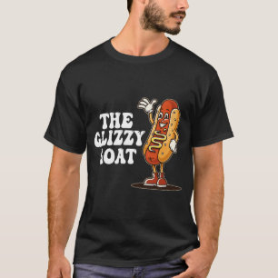 T-shirt La Chèvre Glizzy Drôle de Chien Chaud Pun Memes Go
