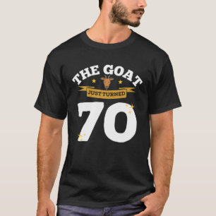 T-shirt La Chèvre Qui Vient D'Arriver 70 - 70E Anniversair