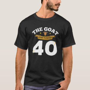 T-shirt La Chèvre Qui Vient De Tourner 40 - 40E Anniversai