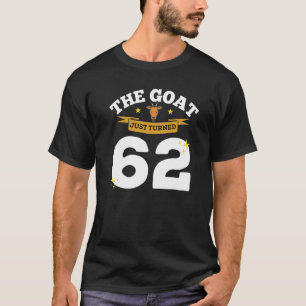 T-shirt La chèvre vient de souffler 62 bougies Thème de ch
