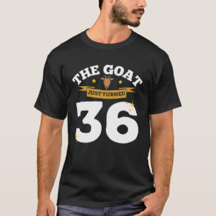 T-shirt La Chèvre Vient De Tourner 36 - 36E Anniversaire T