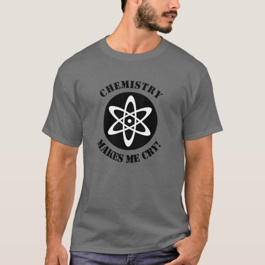T-shirt La chimie de chemise de la Science m'incite à (Devant)