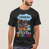 T-shirt La chimie est comme la Cuisine ne pas lécher Spoon (Devant)