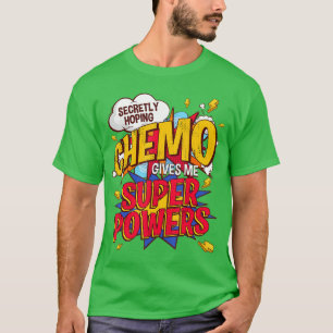 T-shirt La chimiothérapie me donne une BD pop de super pou