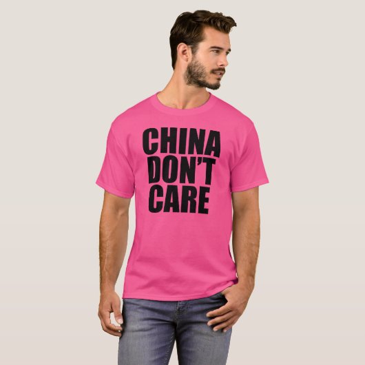T-SHIRT LA CHINE NE S'INQUIÈTENT PAS (Devant entier)