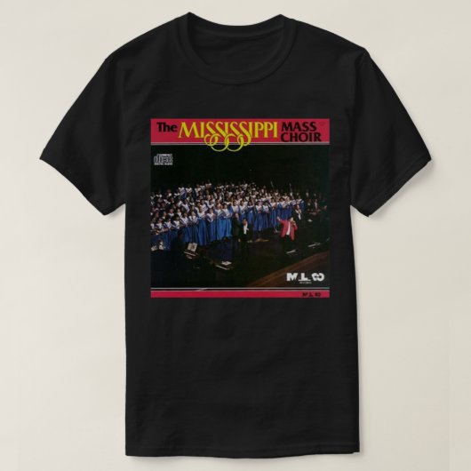 T-shirt La chorale de masse du Mississippi (Design devant)