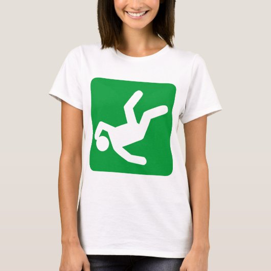 T-shirt La Chute de l'Homme - Vert herbe (Devant)