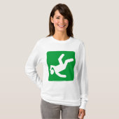 T-shirt La Chute de l'Homme - Vert herbe (Devant entier)