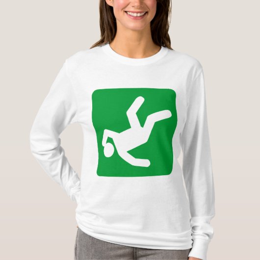 T-shirt La Chute de l'Homme - Vert herbe (Devant)