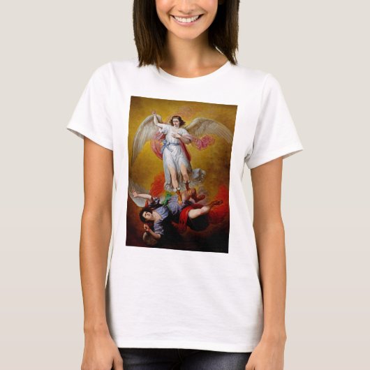 T-shirt La chute de Lucifer par Antonio Maria Esquivel (Devant)
