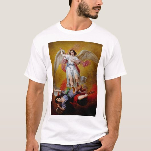 T-shirt La chute de Lucifer par Antonio Maria Esquivel (Devant)