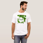 T-shirt La chute des Feuilles verts (Devant entier)