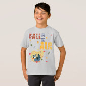 T-shirt La Chute Est En Air Avec Le Raccoon En Échange (Devant entier)