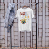 T-shirt La Chute Est En Air Avec Le Raccoon En Échange