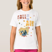 T-shirt La Chute Est En Air Avec Le Raccoon En Échange (Devant)