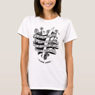 T-shirt La citation d'Audre Lorde des bénéfices donnés