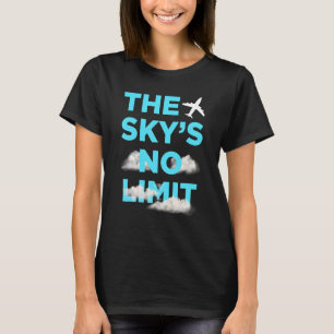 T-shirt La citation motivationnelle sans limite du ciel