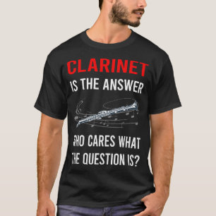 T-shirt La clarinette réponse