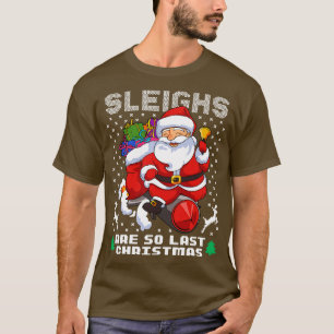 T-shirt La Clause Santa Sur Les Serrures De Fusées Sont si