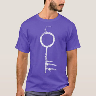 T-shirt La clé infernale blanche vintage