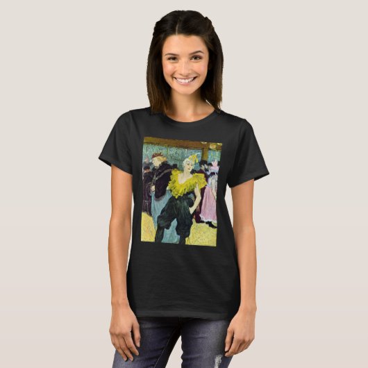 T-shirt La Clownesse (clown) Cha-U-Kao par Toulouse Lautre (Devant entier)