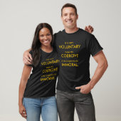T-shirt La coercition est immorale. Logique simple (Unisexe)