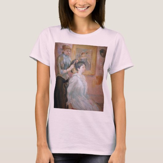 T-shirt La coiffeuse (par Berthe Morisot) (Devant)