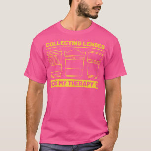 T-shirt La collection d'objectifs est ma thérapie Photogra