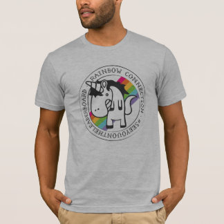 T-shirt La collection T de base d'arc-en-ciel