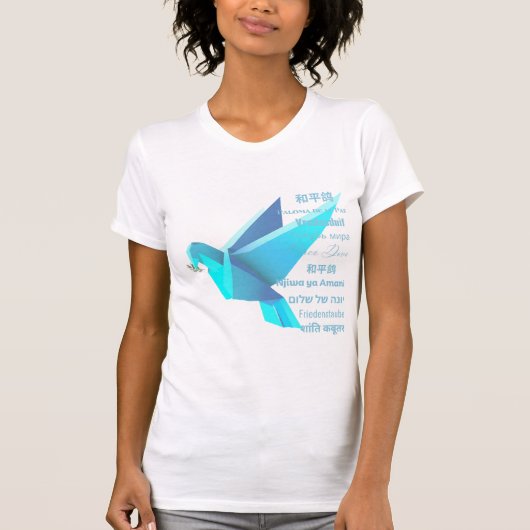 T-shirt La colombe de la paix (Devant)