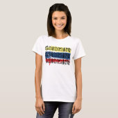 T-shirt la Colombie (Devant entier)