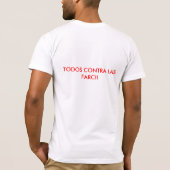 T-shirt La Colombie contre le farc de las (Dos)
